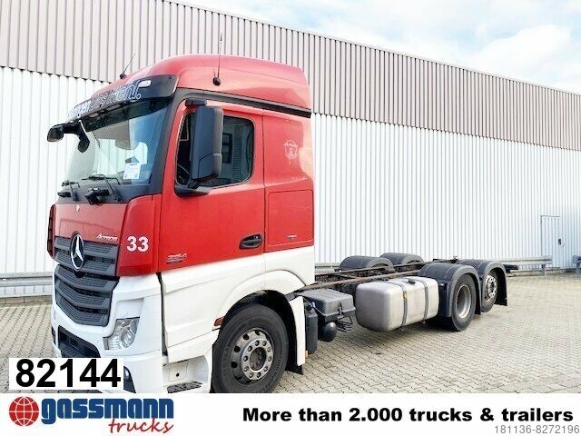 Chassis Mercedes-Benz Actros 2545 L 6x2, StreamSpace, Liftachse,