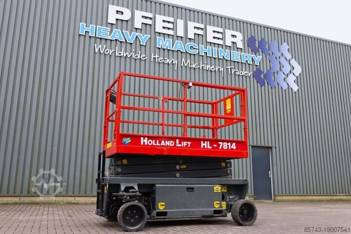 Scissor lift Holland Lift Ecostar HL-7814 Electric, 10m Working Height, 450k