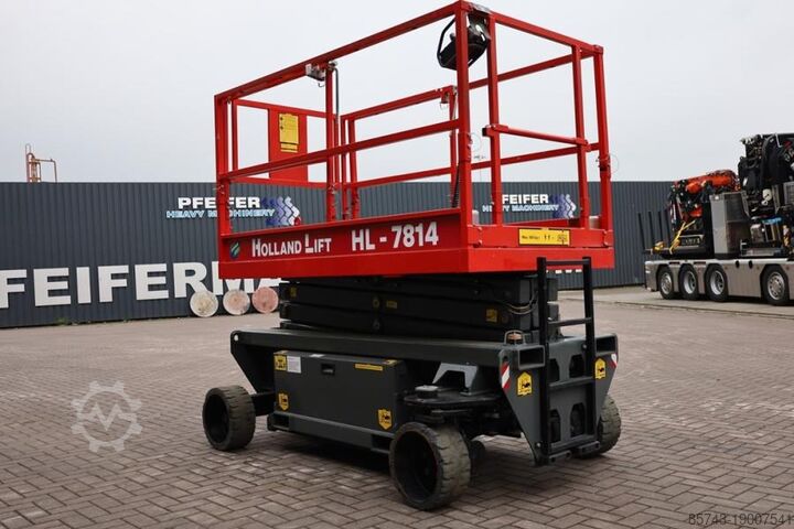 Scissor lift Holland Lift Ecostar HL-7814 Electric, 10m Working Height, 450k