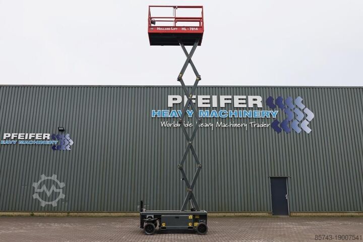 Scissor lift Holland Lift Ecostar HL-7814 Electric, 10m Working Height, 450k