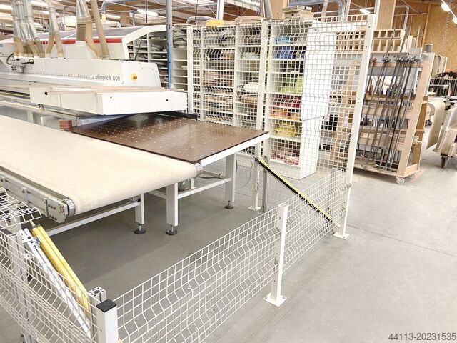 Single-side EDGE BANDER + RETURN SCM OLIMPIC K 800 + SPINNER 47 / 63