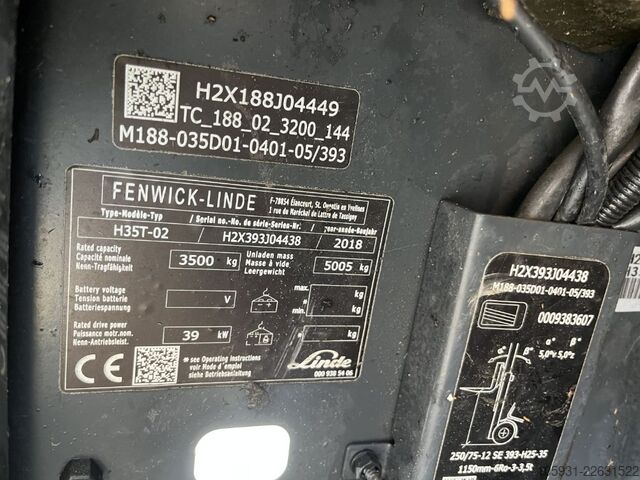 Treibgasstapler Linde H35T-02