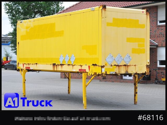 Swap body with box structure KRONE WB 7,45 Koffer, BDF Wechselbrücke 2560mm