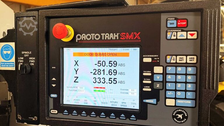 Milling machine XYZ SMX3500 CNC Bed Type Milling Machine