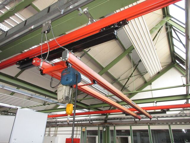 Portalkran Brückenkran Hallenkran Kran Demag Kranhimmel KBK 1000KG Kran KBK 2 II KBK2 11x7m 500Kg PK Kettenzug