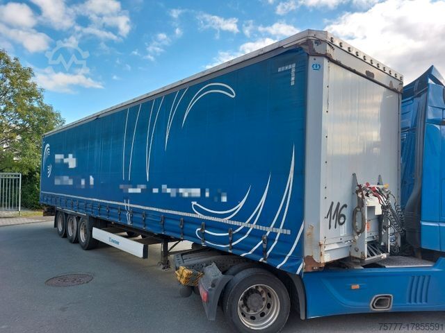 Open semitrailer with tarp KRONE SD Paper Liner-BPW-Alu-Edscha