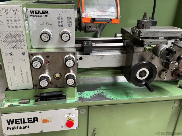 Lead/traction spindle lathe WEILER Praktikant 140 B