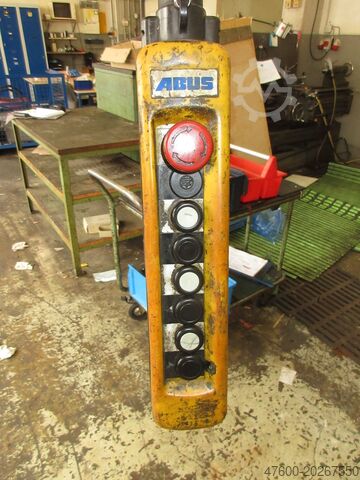 Overhead crane, hall crane, gantry crane ABUS Hallenkran Brückenkran Kran ELV 1to Seilzug 1000Kg Spur 6550mm Laufschienen