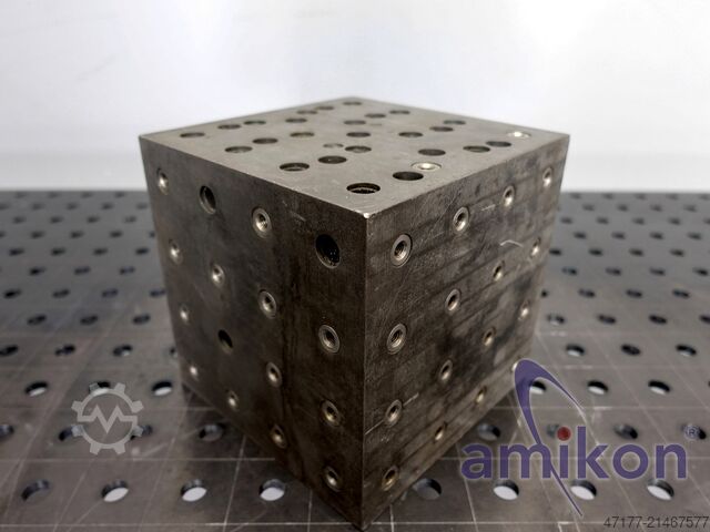 Clamping cube 200 mm vibration shaker BAT Magnesium Shaker Fixture Cube