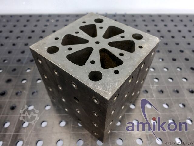 Clamping cube 200 mm vibration shaker BAT Magnesium Shaker Fixture Cube