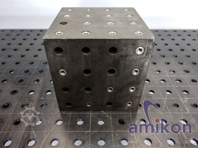 Clamping cube 200 mm vibration shaker BAT Magnesium Shaker Fixture Cube