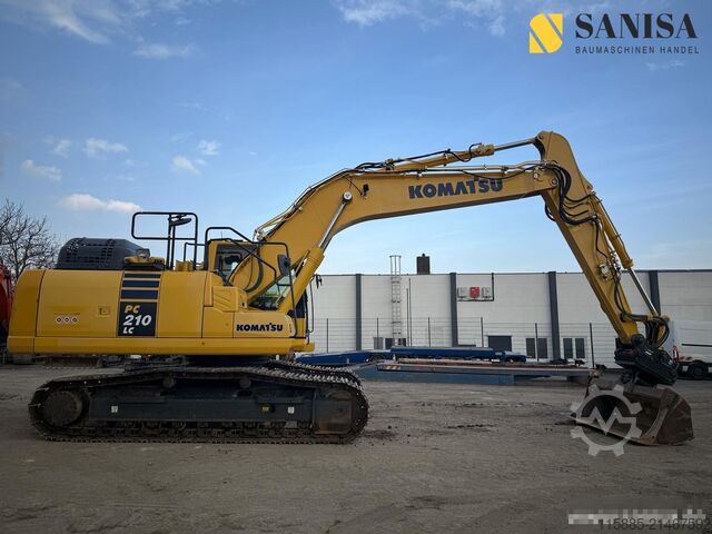 Chain excavator Komatsu PC 210 LC-11/OilQuick 70-55/2xLöffel/ZSA