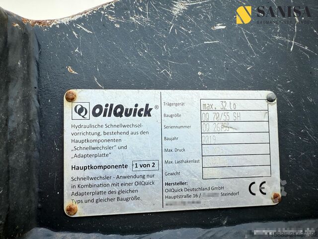 Chain excavator Komatsu PC 210 LC-11/OilQuick 70-55/2xLöffel/ZSA