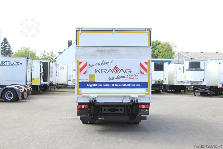 Box truck Mercedes-Benz Atego 1221 E6 Koffer Klima LDW Schalter LBW