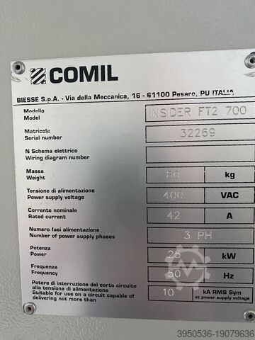 Straight-through drilling machine BIESSE