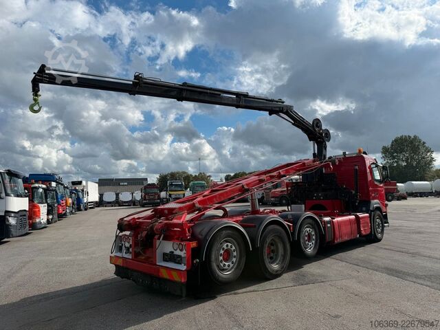 Autokran VOLVO FM500 8x2 Pusher Tridem Crane Hiab 099 B3 Radio