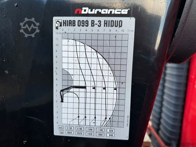 Autokran VOLVO FM500 8x2 Pusher Tridem Crane Hiab 099 B3 Radio
