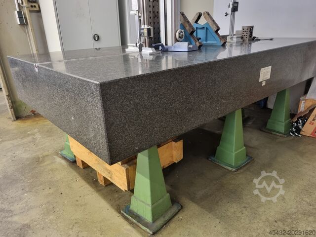 Various extraction units with roller feed tables Messtisch Backenfutter