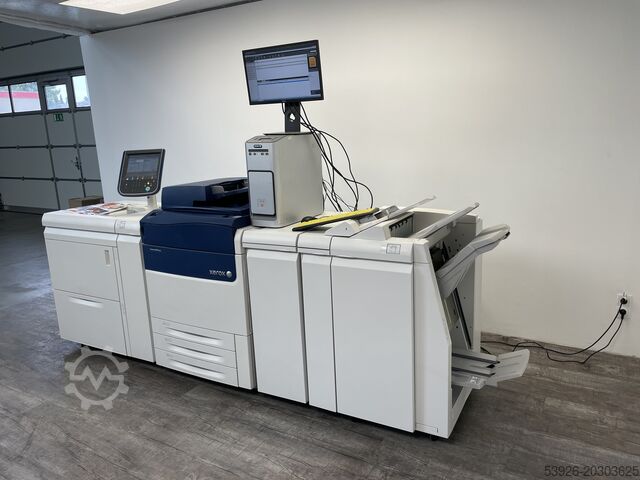Digital printing machine Xerox Versant 80 Press incl. Fiery, Bookletfinisher, Paperdeck