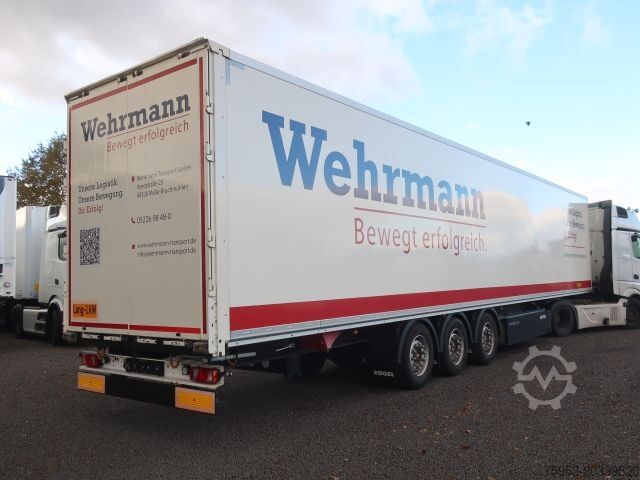 Box semitrailer Kögel SN 24 Koffer Lang / Lang LKW