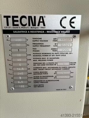 Spot welding machine TECNA 4608N