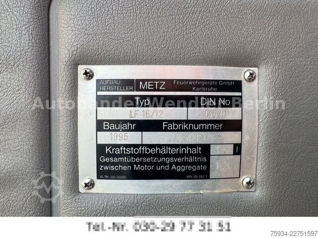 Sonstige MERCEDES-BENZ 1224 AF SK LF 16 4x4 Tank 1600l