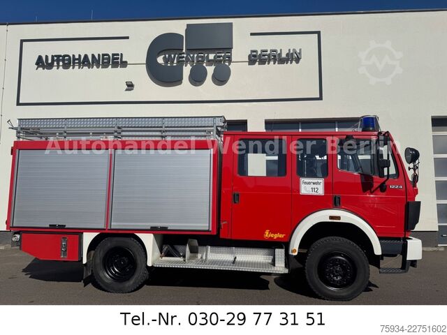 Vacuum tank truck MERCEDES-BENZ SK 1224 AF  TLF 16/25 4x4Tank 2400l orig.18tkm