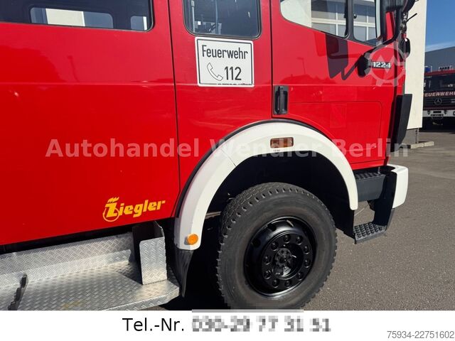 Vacuum tank truck MERCEDES-BENZ SK 1224 AF  TLF 16/25 4x4Tank 2400l orig.18tkm