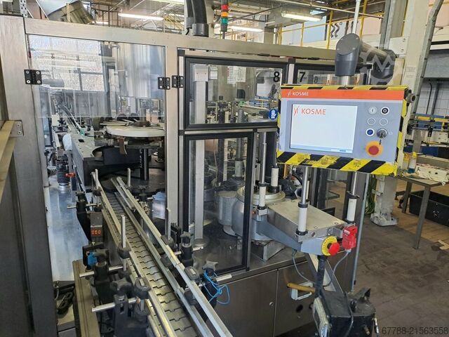 Etikettiermaschine: 2 x selbstklebend + 1 x Leim KOSME EXTRA 9T / 720 SC2 SL SA2  7000 bph 2011