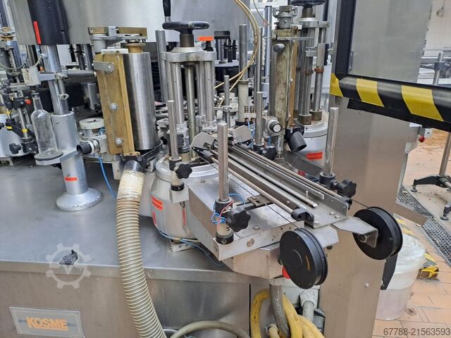 Etikettiermaschine, 3 Stationen für Kaltleim KOSME EXTRA FIX 16T 1056 S3 + SL | 9000 bph