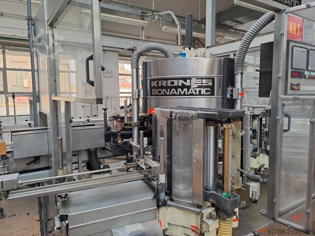 Etikettiermaschine mit 2 Leimköpfen Krones BONAMATIC 12T | 10.000 bph
