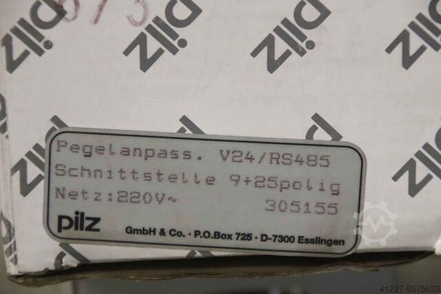 Pegelanpassung pilz V24/RS485