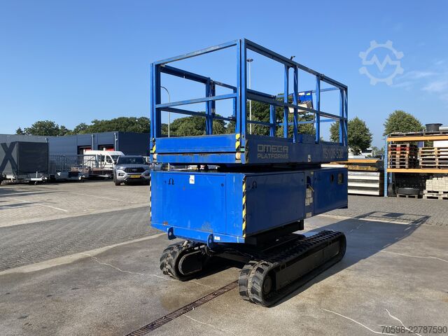 2008 Omega Platforms TS105-500, Rups schaarhoogwerker Omega Platforms TS105-500, Rups schaarhoogwerker