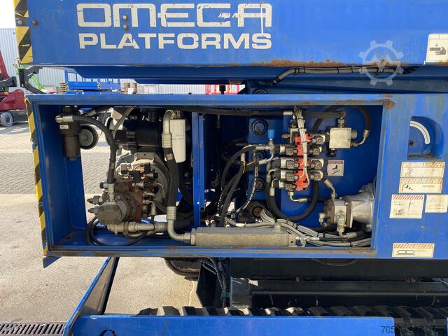 2008 Omega Platforms TS105-500, Rups schaarhoogwerker Omega Platforms TS105-500, Rups schaarhoogwerker