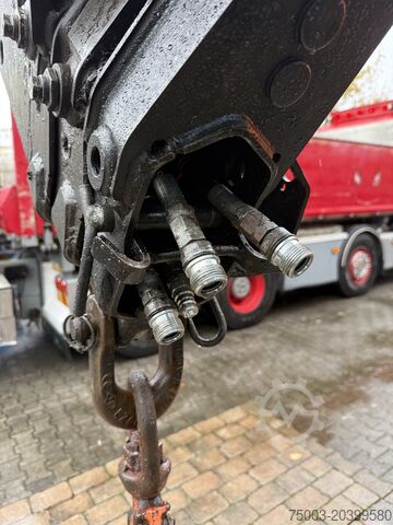 Kipper LKW Scania R580 V8 8X4 Kipper Kran Palfinger 22002