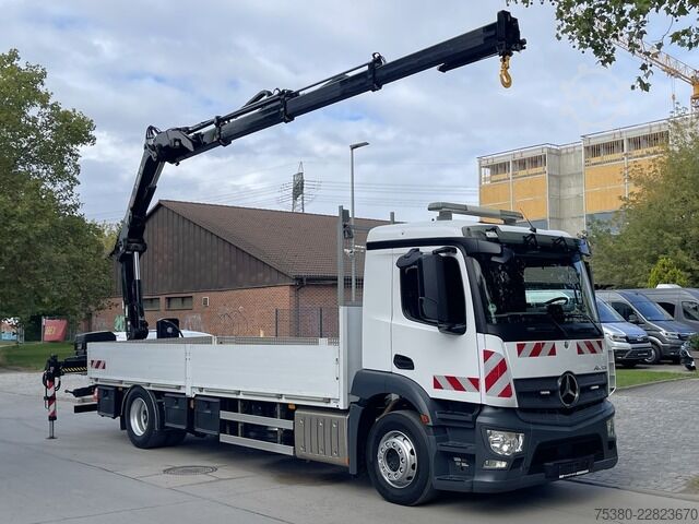 LKW mit Pritsche (offen) mercedes-benz Antos 1843 Hiab X-HIDUO 138 Kran 1.HAND*TOP*