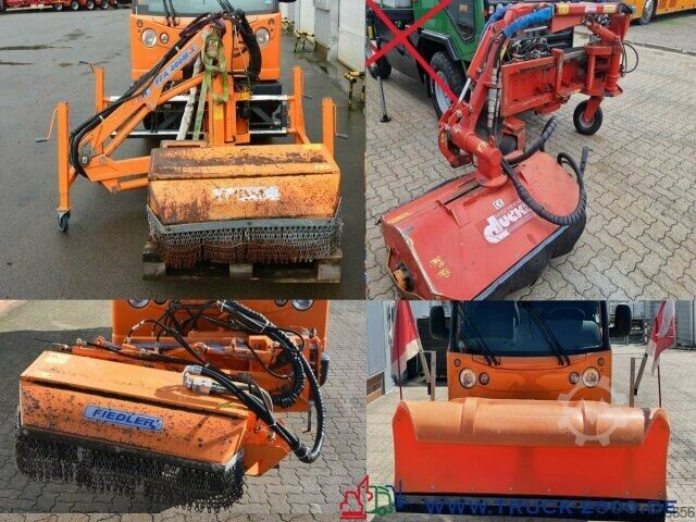 Transporter mit Kipper Multicar Boki 4x4 Kran 5.+ 6.Steuerkreis Kommunalplatte