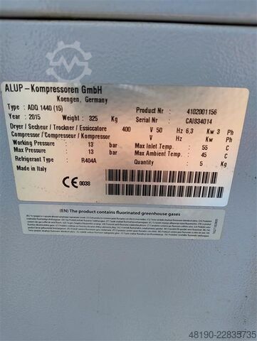Refrigeration dryer compressed air ALUP ADQ1440