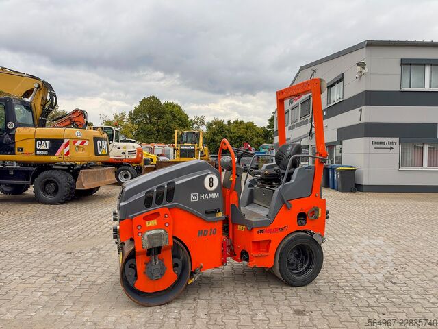 Combination roller Hamm HD10 VT 18,5 kW Kantenschneiderad