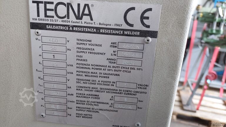 Spot welding machine TECNA 4610 N