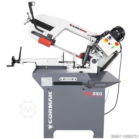 Bandsäge CORMAK HBS260 + 2 piły M42 + 5L Emulgol