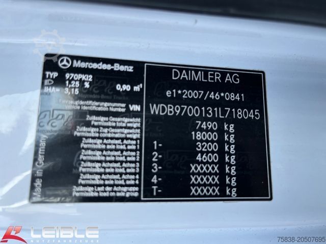 Box van MERCEDES-BENZ Atego 816 LBW*Klima*Anfahrschaden*