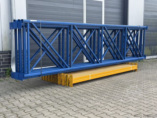 Rack length: 13.98 linear meters / piece: 4600 x 1050 mm Jungheinrich Delta Palettenregalanlage Regalanlage Regal