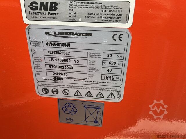 Electric 4-wheel forklift Linde E20H-01/600