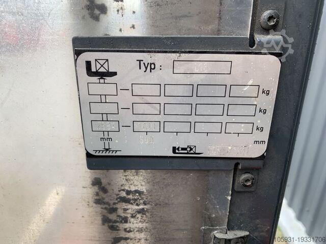 Hochhubwagen Linde L16