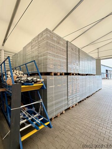 Boltless shelving rack, warehouse rack, small parts storage ca. 13 lfm Gebrauchtes SSI Schäfer R3000 Fachbodenregal Werkstattregale Handlager
