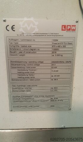 Washing machine LPW POWER JET 670 T2-V BASIC