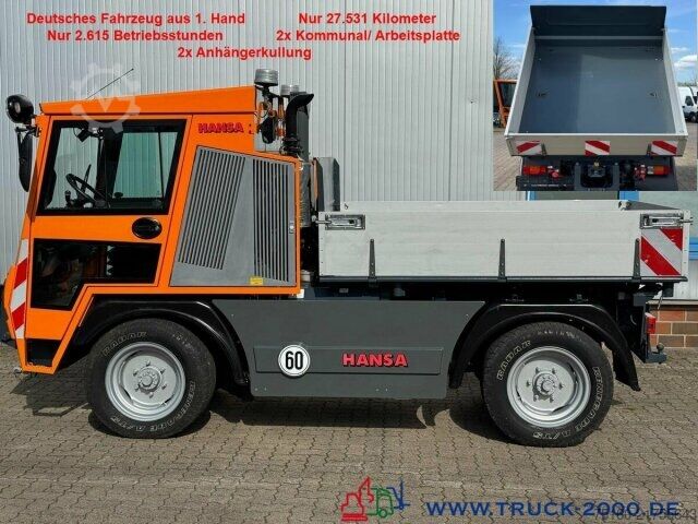 Three-way tipper van Multicar Hansa AZP 1003L 3 S. Kipper 60km/h 2x AHK 3.5t.