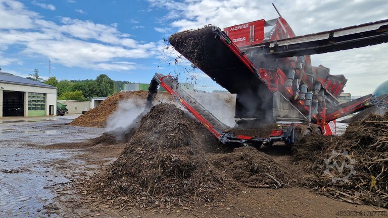 Mobile star screen unit Disk separator Alzinger Maschinenbau Lepton 5100