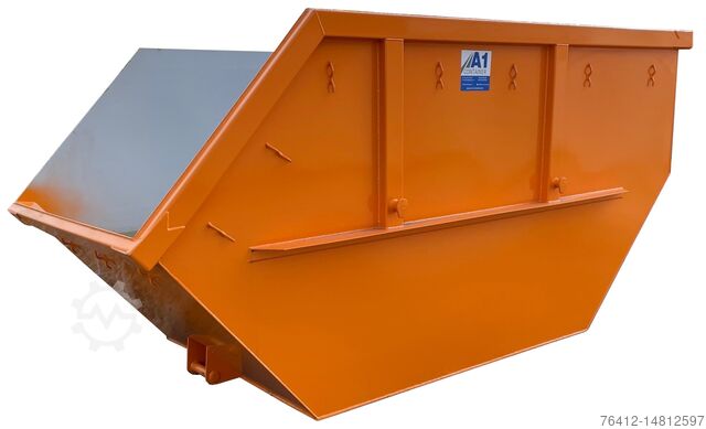 Skip container A1 Container Absetzmulde 7 m³ RAL 7016 Anthrazitgrau Absetzcontainer